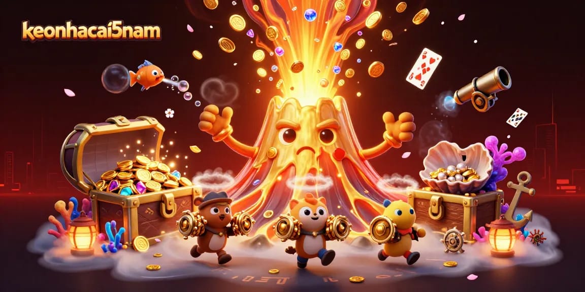 Experience the thrill of winning at keonhacai5nam with vibrant treasure-filled casino adventures.