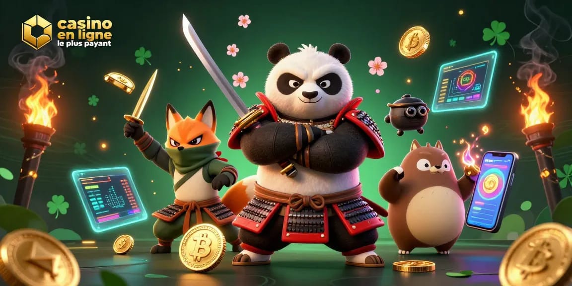 Jouer au casino en ligne le plus payant pour gagner des gains élevés avec des personnages animés.