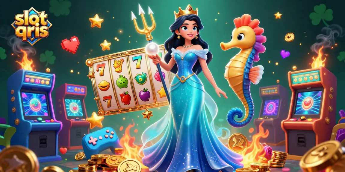 Engage with slot qris gameplay through exciting features in this vibrant 3D illustration.