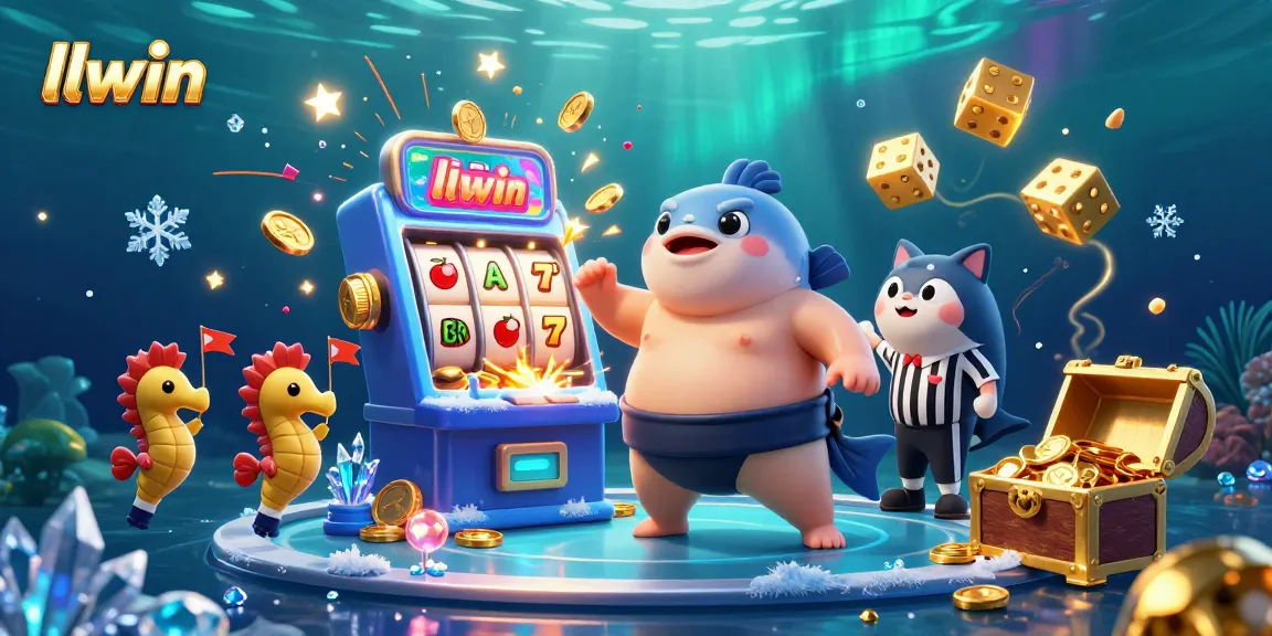 Engage in winning strategies at llwin with a vibrant 3D shot of a lively casino scene.