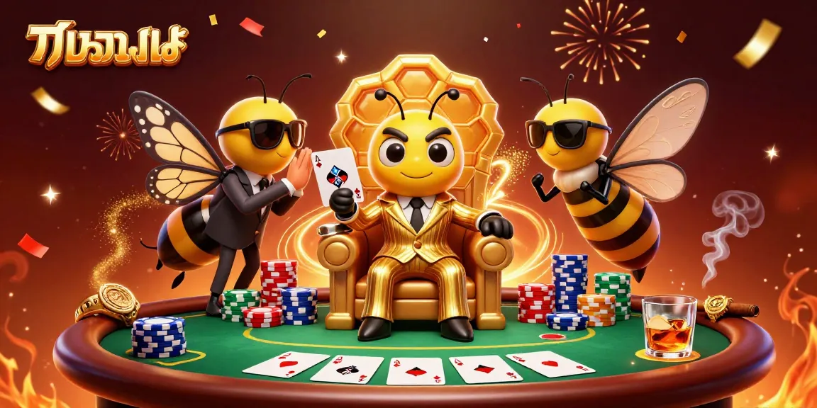 Engage in แทงบอล with vibrant casino action featuring colorful poker chips and thrilling characters.