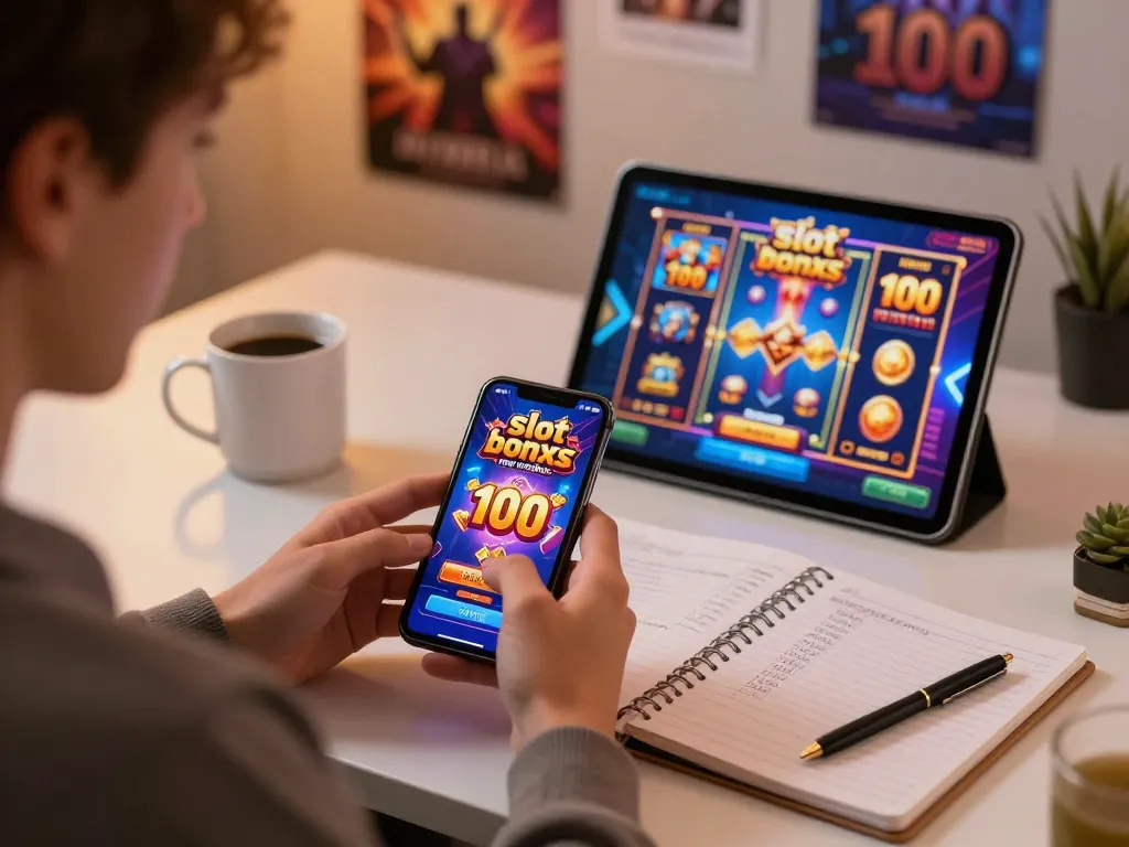 Engaging gameplay showcasing slot bonus new member 100 on a mobile app while managing bankroll.