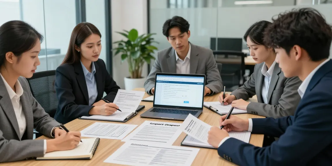 Effiziente Zollabwicklung bei der Zollagentur Dortmund mit professionellem Team in moderner Büroatmosphäre