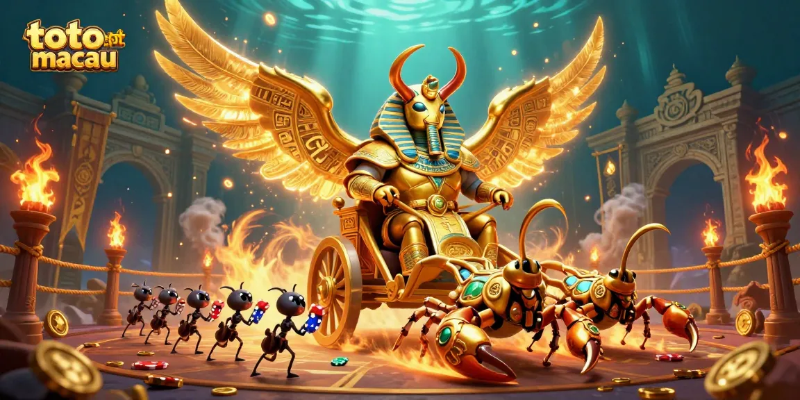 Engage with thrilling games at toto slot macau featuring golden beetles and scorpions.