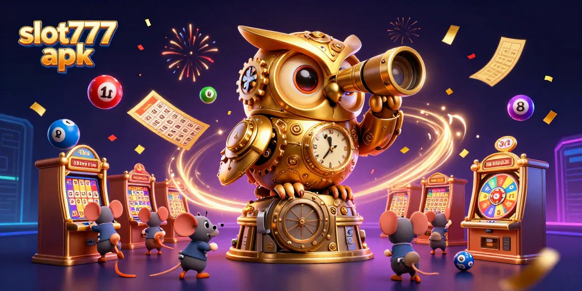 Play exciting games with slot777 apk and vibrant casino elements in an action-packed scene.