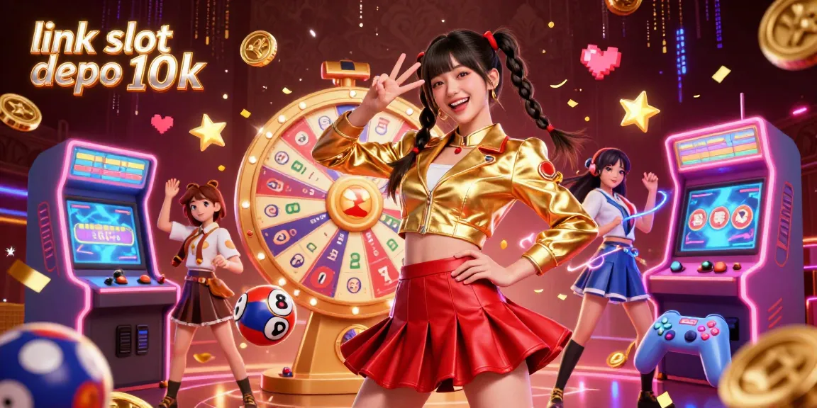 Engage with link slot depo 10k for colorful gaming action featuring vibrant characters and exciting casino elements.