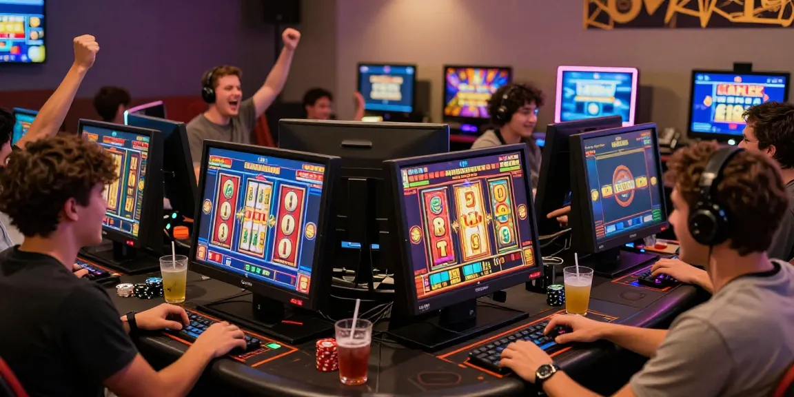 Players enjoying slot games in an inviting online gaming environment filled with excitement.