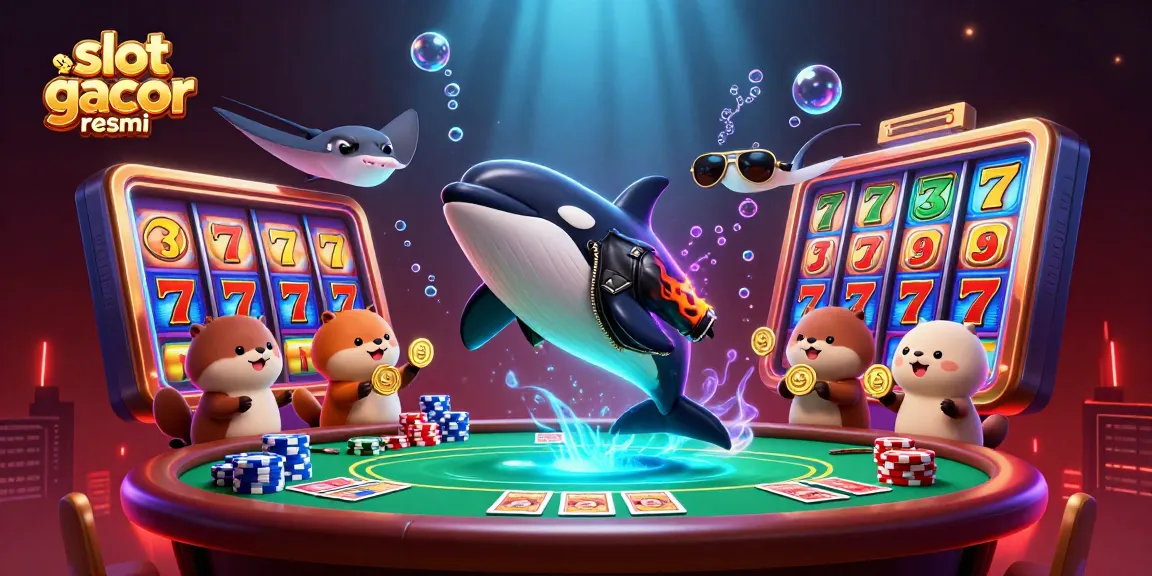 Experience the thrill at slot gacor resmi with lively characters, golden coins, and vibrant jackpot reels.