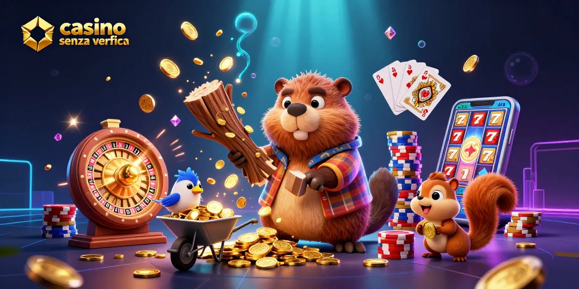 Riunitevi attorno alla scena del casino senza verifica con personaggi entusiasmanti e tesori scintillanti.