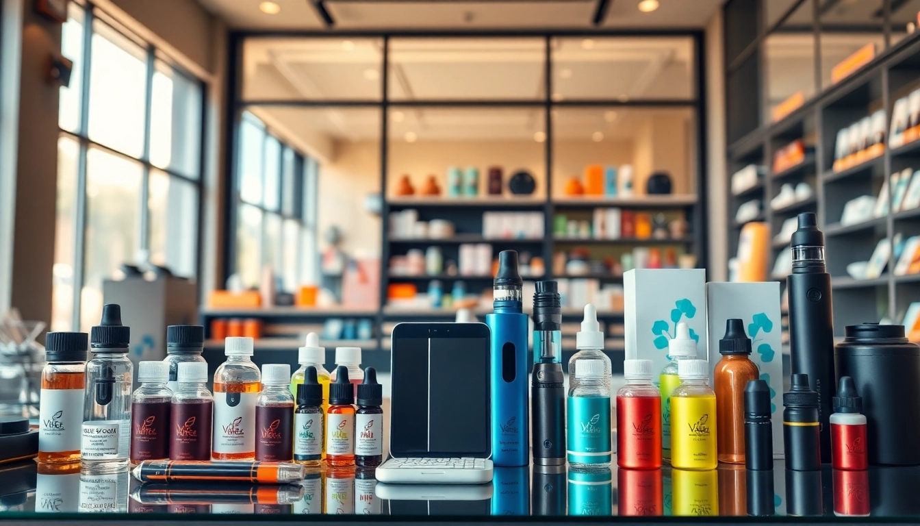 Primevaporusa.com showcases an array of premium vaping products in a stylish display.