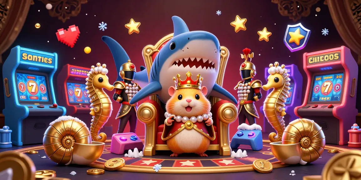 Engage with a dynamic gambling scene featuring a fierce hamster king, symbolizing the fashion blog niche.
