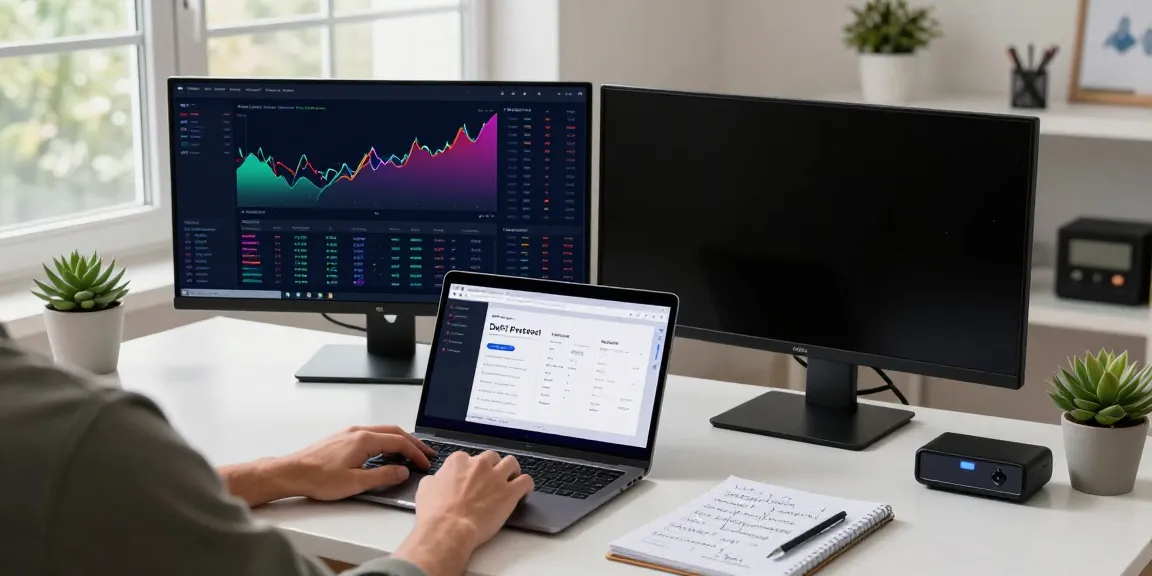 Crypto WebSocket API trading scene with live market data and digital wallets.