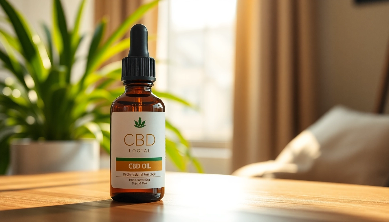 Discover the soothing benefits of CBD Oil showcased elegantly in a serene home environment.