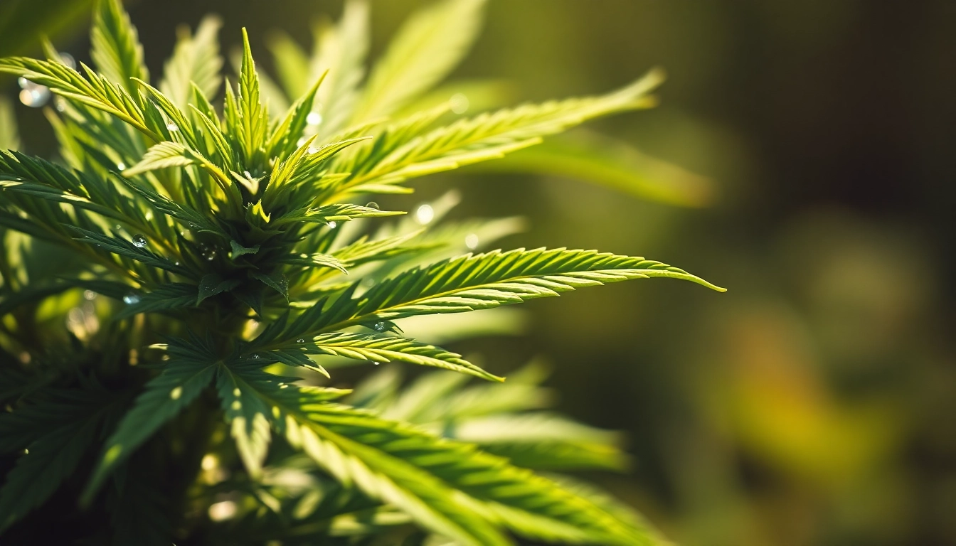 Extract CBD benefits from a close-up of a lush hemp plant highlighting its vitality.
