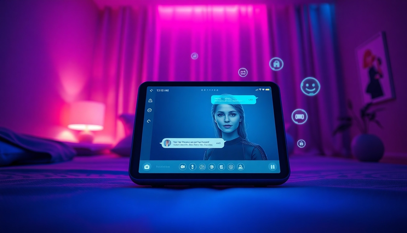 Engaging interface for ai sex chat free featuring a lifelike AI character.