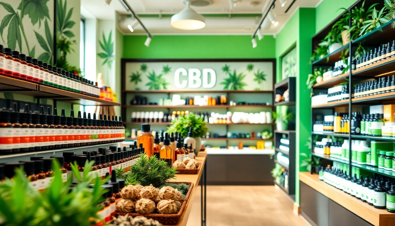 Browse high-quality cbd madrid products in a vibrant and inviting store setting.