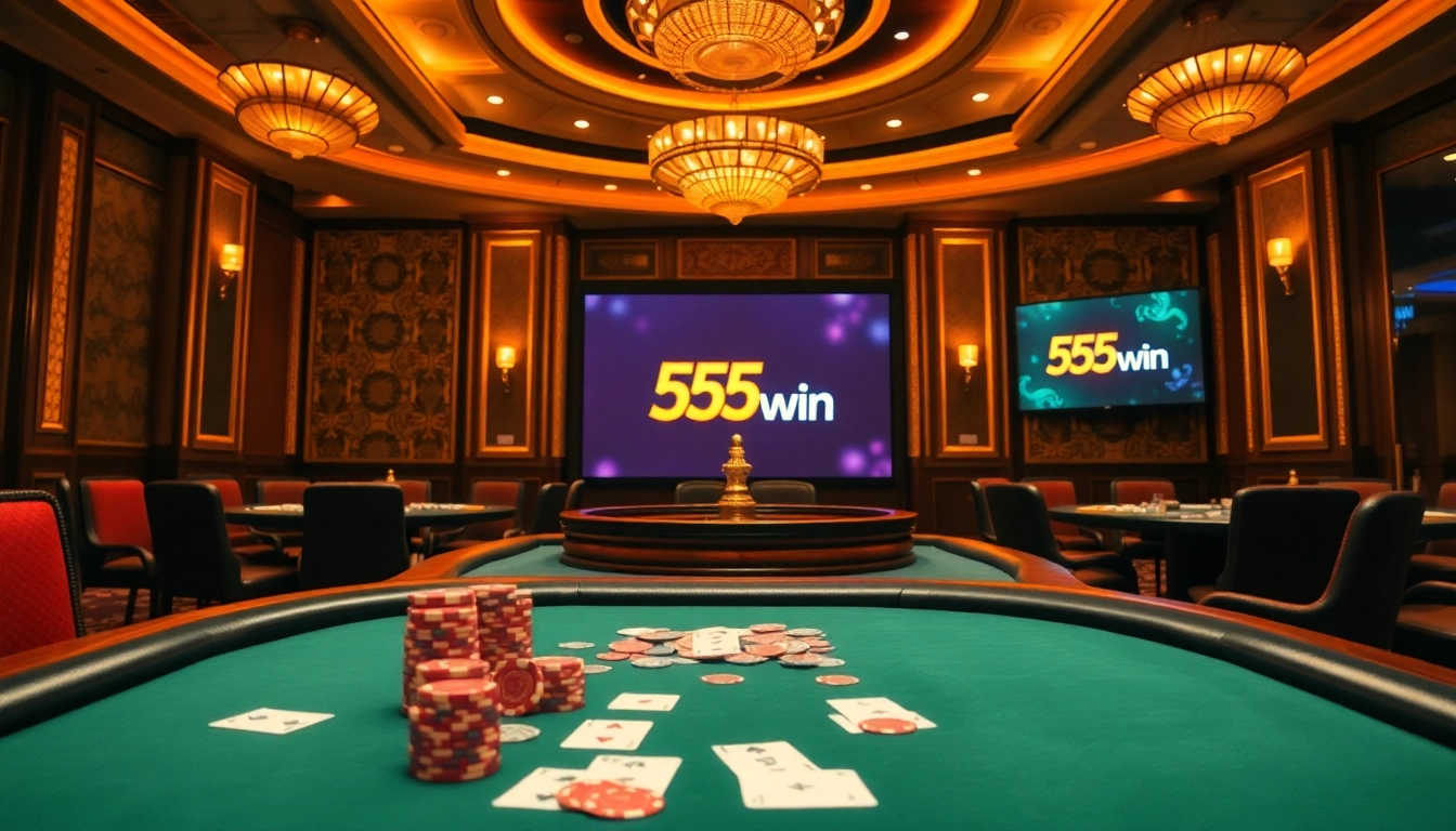 Join the excitement at 555win with action-packed poker gameplay and vibrant casino atmosphere.