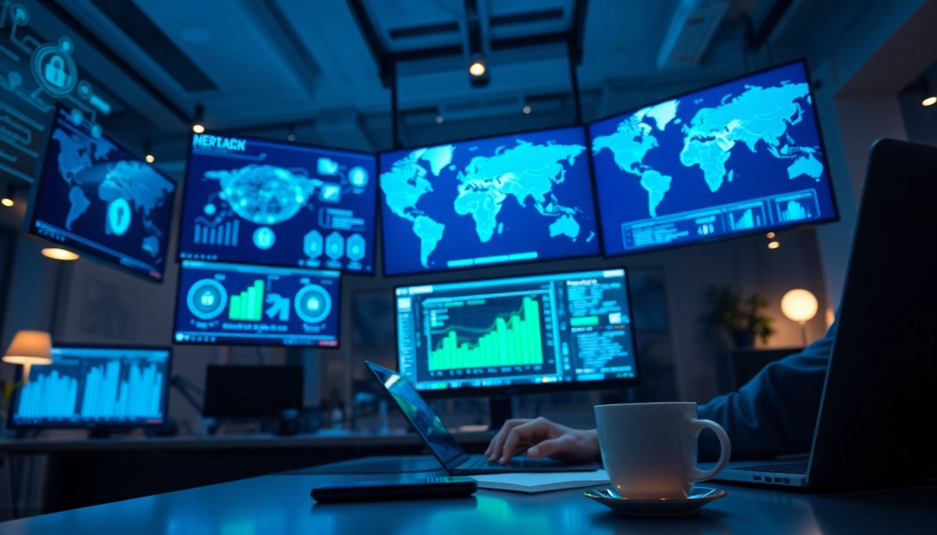 快连下载 on a modern device showing global network performance and security features