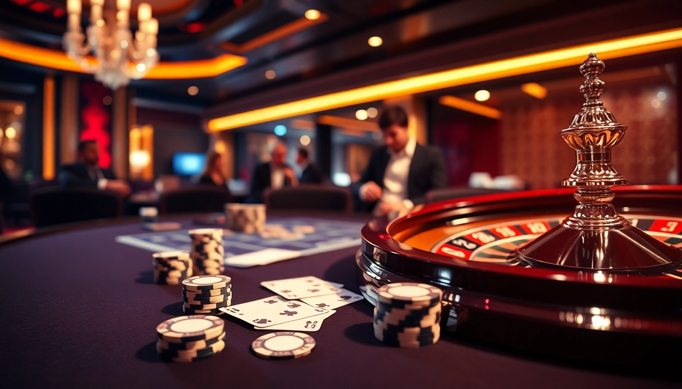 Engaging scene of poker play with LC88 focus highlighting strategy and excitement in a casino setting.