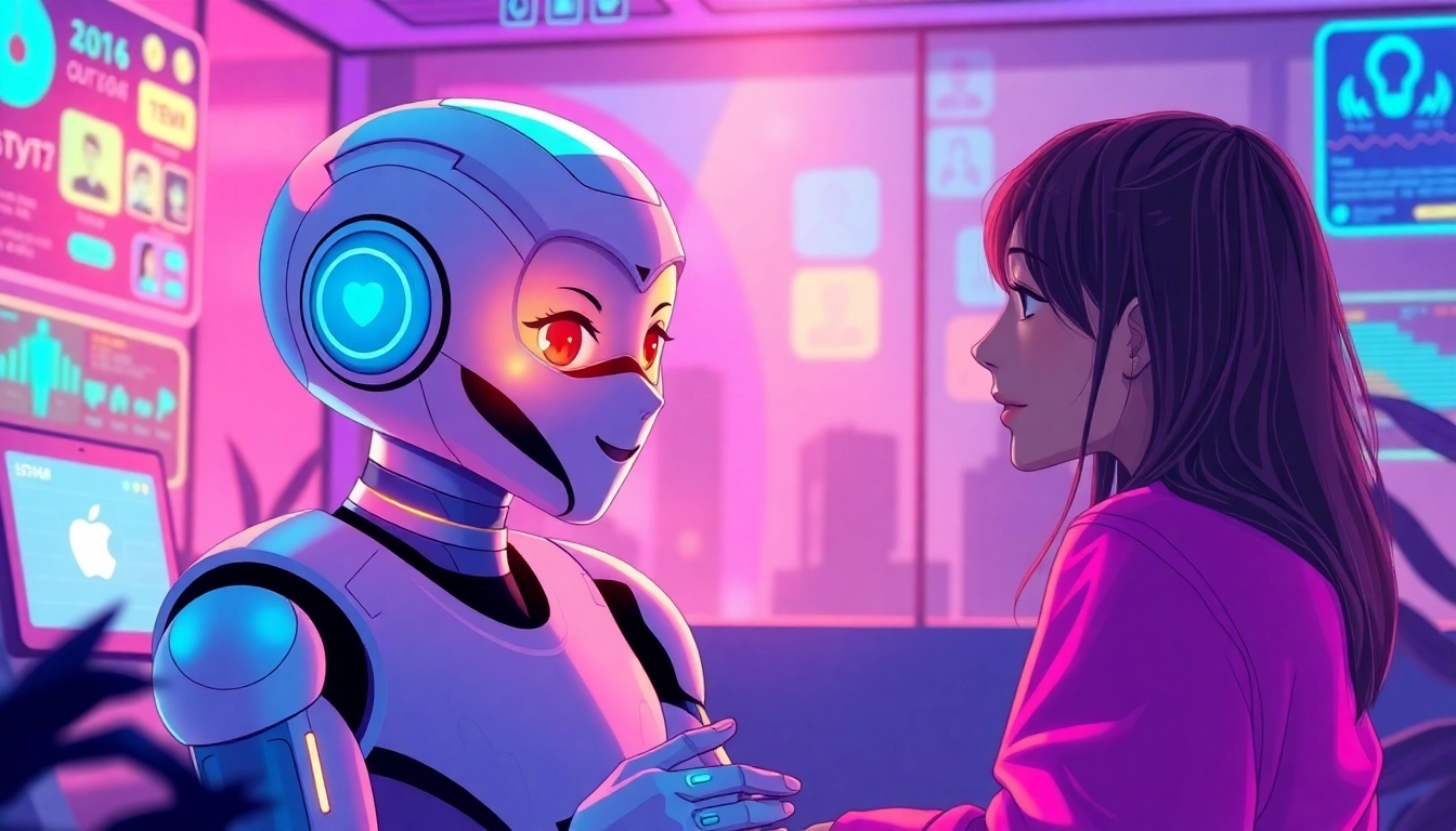 Vibrant NSFW character AI chat scene showcasing user interaction and intimacy.