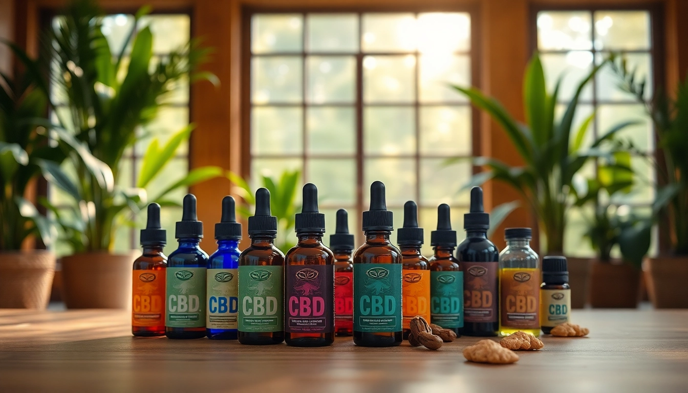 Showcasing proper loud CBD oils arranged aesthetically in a cozy studio, highlighting quality and warmth.